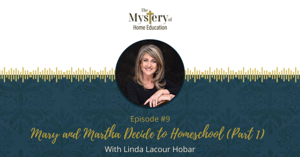 What if Mary and Martha, the famous sisters of the New Testament, decided to homeschool? Chances are Martha would make it look easy because of her task-driven personality. Mary? She would probably be struggling because of her strong bent toward feelings. Join Linda Lacour Hobar, a self-proclaimed Mary, for insights on the strengths and weaknesses of the sisters . . . and a quiz to help you determine your bent. 
