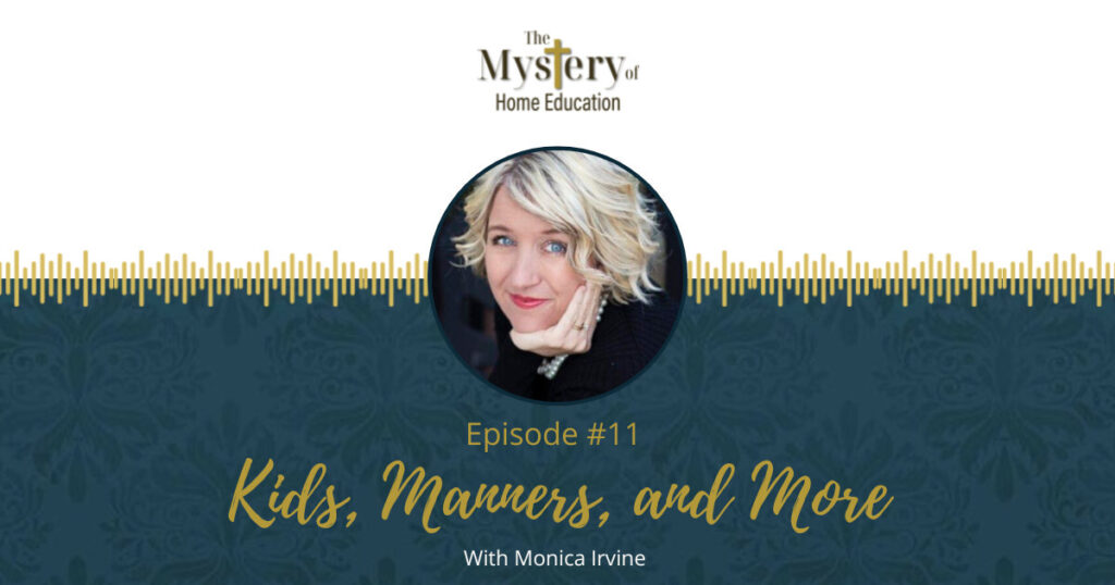 Value; honor; respect. Is it possible to teach these qualities to today’s children? According to Monica Irvine, founder of “The Etiquette Factory”, it’s not only possible—it’s biblical! Join me and my guest Monica for an encouraging session about "Kids, Manners, and More." Be inspired to teach your children to rise above the low standards of our modern world!