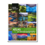 soft book cover for Atlas of World Geography