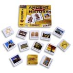 Ain image showing some of the cards for the Ancient History Memory Game