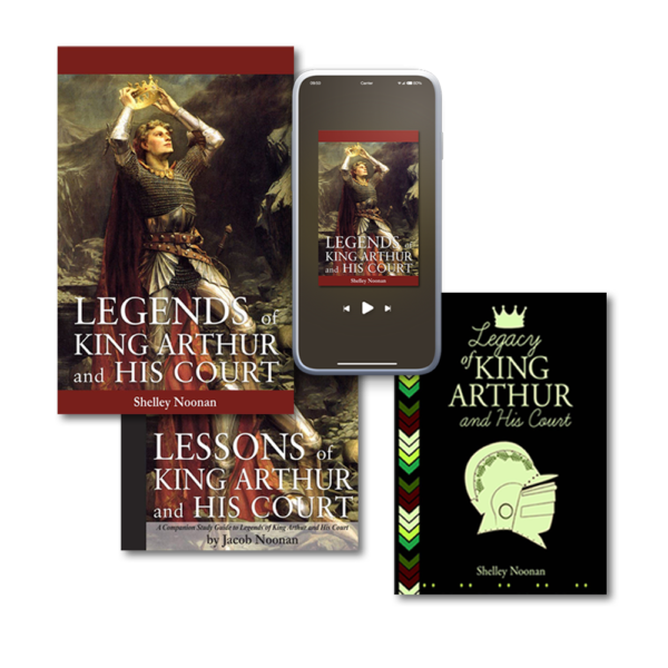 Legends of King Arthur book, Lessons of King Arthur Study Guide, Legends of King Arthur Audiobook, Legacy of King Arthur Bible Study