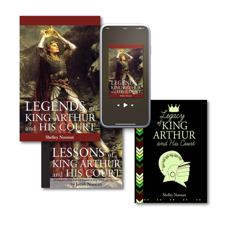 Legends of King Arthur book, Lessons of King Arthur Study Guide, Legends of King Arthur Audiobook, Legacy of King Arthur Bible Study